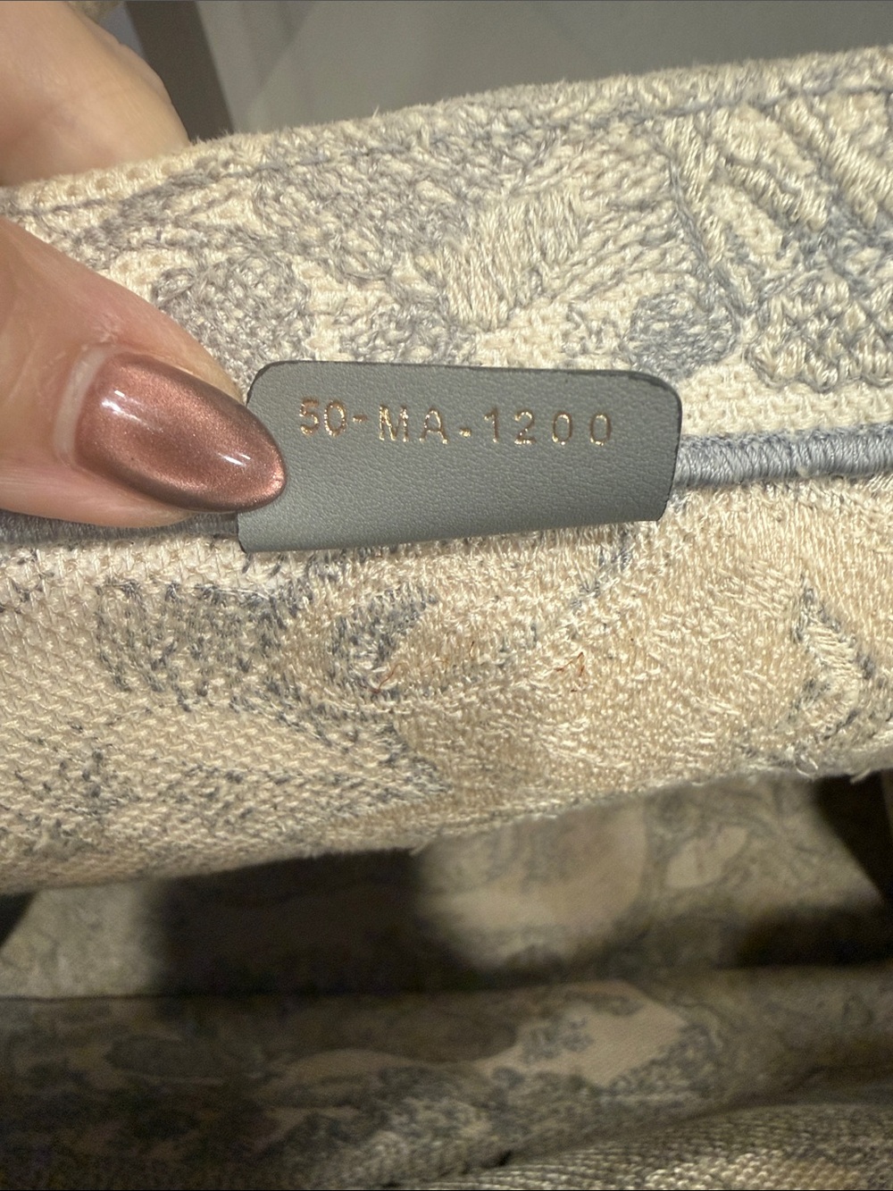 Dior Beige & Grey Christian Dior Book Tote - Picture 10 of 16